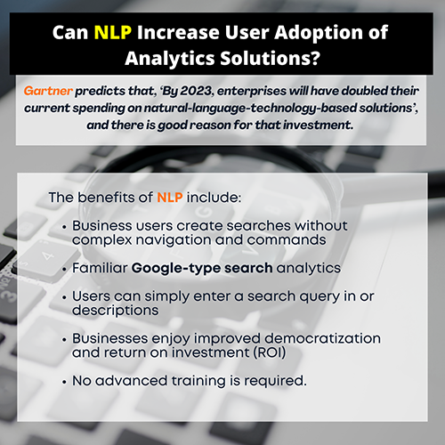 Can NLP Increase User Adoption of Analytics Solutions?