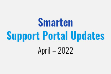 Smarten Support Portal Updates – April – 2022