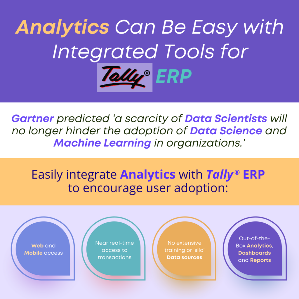 Analytics Can Be Easy with Integrated Tools for Tally ERPs