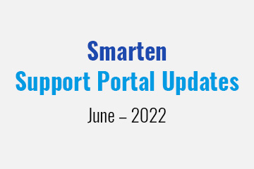 Smarten Support Portal Updates – June2022