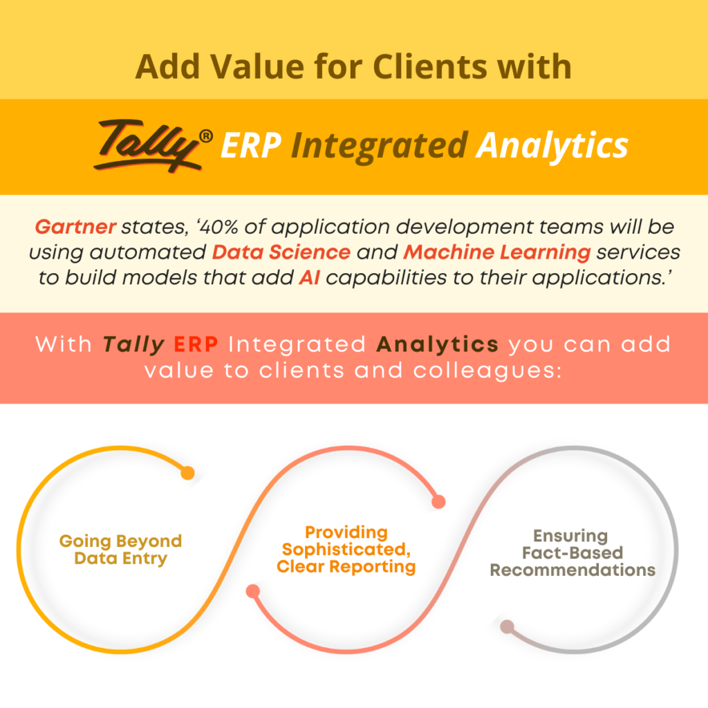 Add Value for Clients with Tally ERP Integrated Analytics
