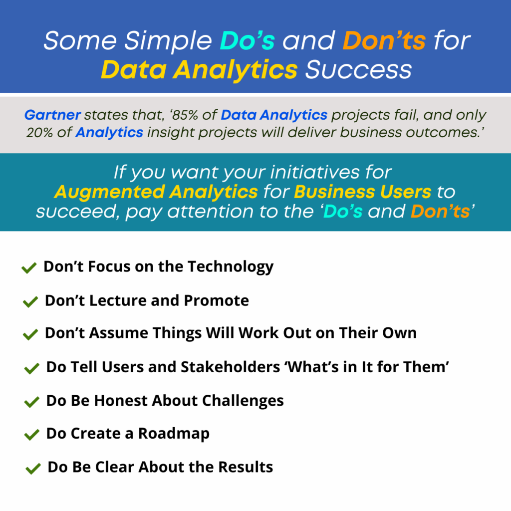 Some Simple Do’s and Don’ts for Data Analytics Success