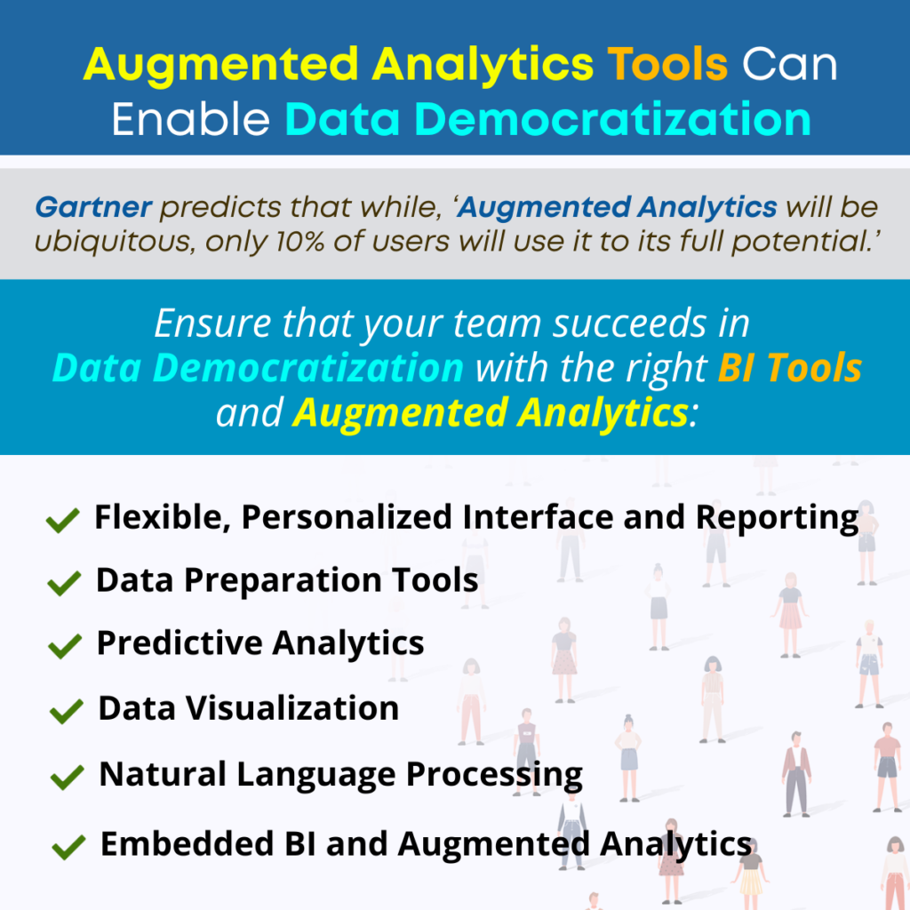 Augmented Analytics Tools Can Enable Data Democratization