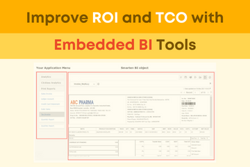 Improve ROI and TCO with Embedded BI Tools