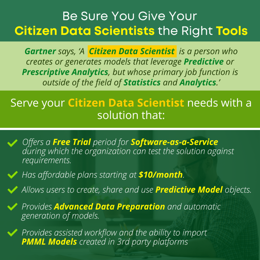 Be Sure You Give Your Citizen Data Scientists the Right Tools