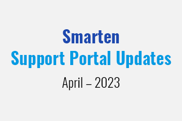 Smarten Support Portal Updates – April – 2023