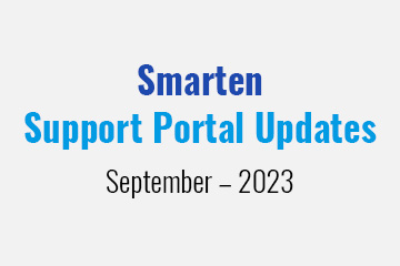 Smarten Support Portal Updates – September – 2023