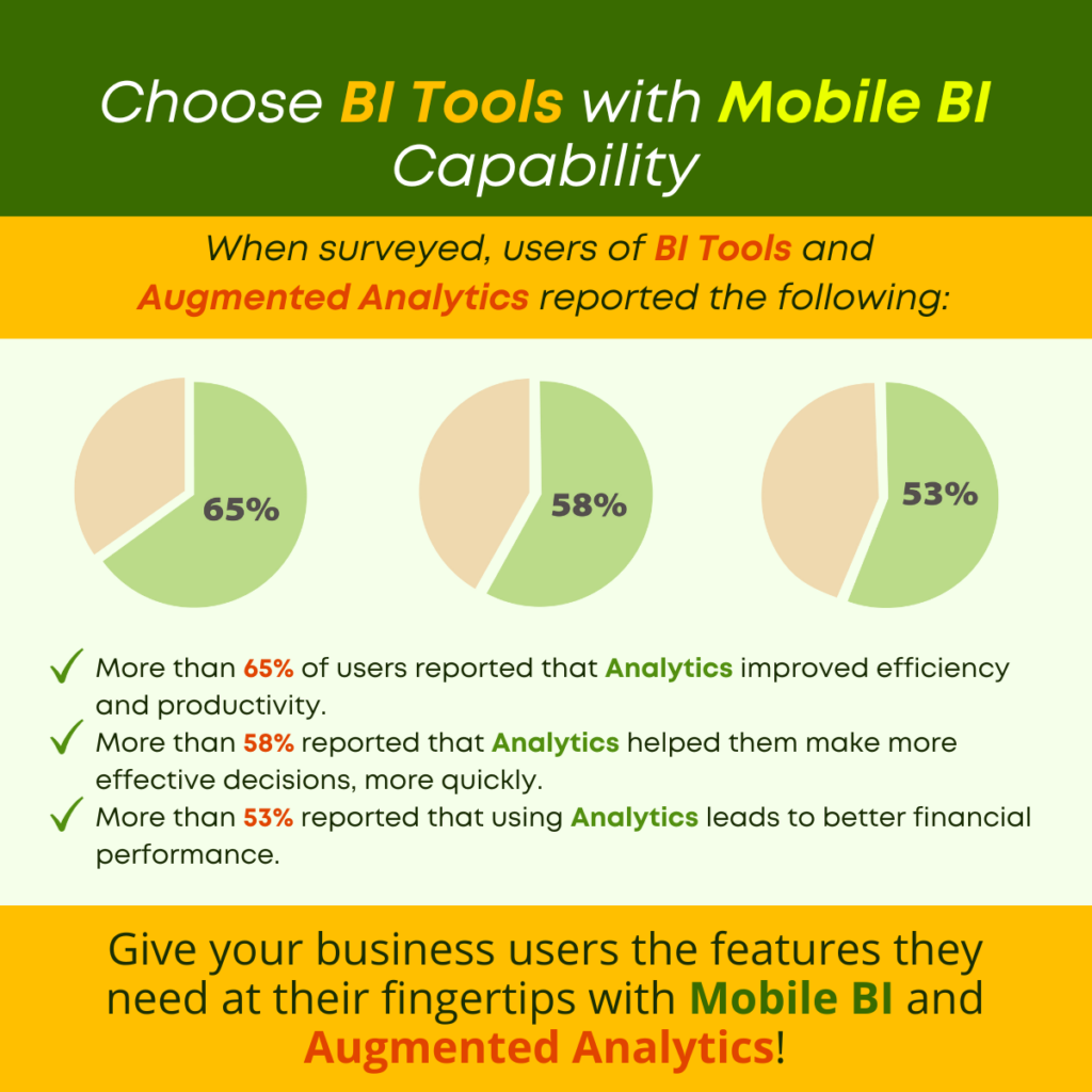 Choose BI Tools with Mobile BI Capability