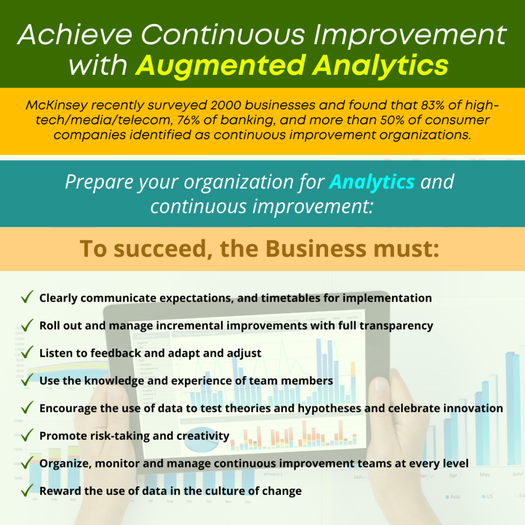 Achieve Continuous Improvement with Augmented Analytics