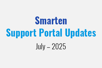 Smarten Support Portal Updates – July – 2025