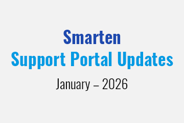 Smarten Support Portal Updates – January – 2026